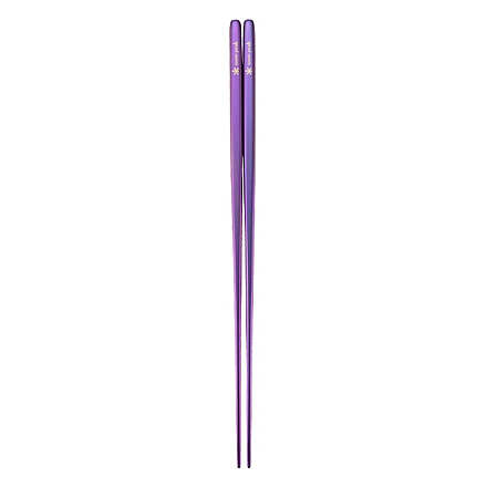 Snow Peak Anodized Titanium Chopsticks, Purple, SCT-115-PL