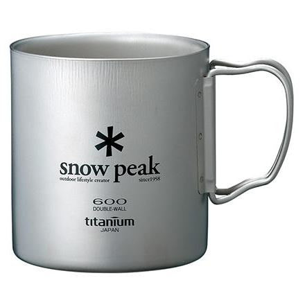 Snow Peak Titanium Double Wall Mug 600