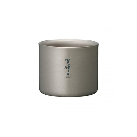 Snow Peak Titanium Double Wall Stacking Bowls-150 ml