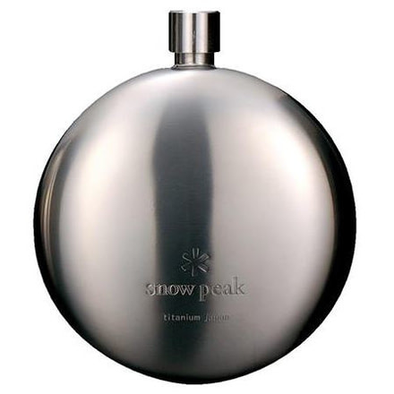 Snow Peak Titanium Flask - Curved