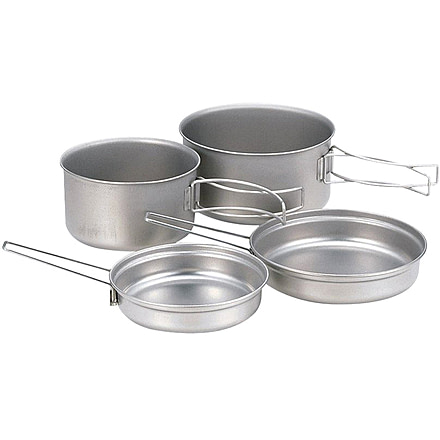 Snow Peak Titanium Multi-Compact Cookset, One Size, SCS-020T