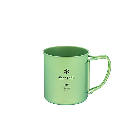 Snow Peak Titanium Single Cup, 450 ml, Green, MG-143-GR