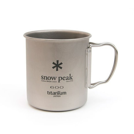 Snow Peak Titanium Single Wall Cup 600 MG-044R