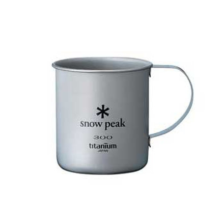 Snow Peak Titanium Single Wall Mug 300