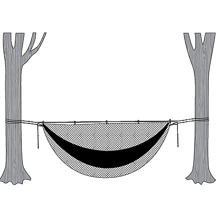 SnugPak Mosquito Net For Hammock with 676 Holes Per Square Inch, 104in X 48in, Olive, 94700-OD