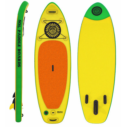 Sol Paddle Boards SOLshine Stand Up Paddleboard-Yellow