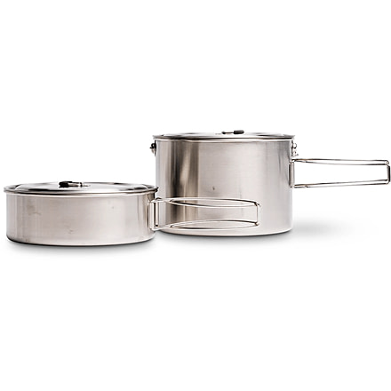Solo Stove 2 Pot Set-Silver, POT3