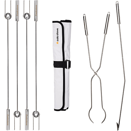 Solo Stove Sticks + Tools Accessory Bundle, Stainless Steel, Small, BUNDLE-STICKS+TOOL