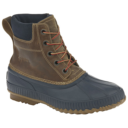 Sorel Cheyanne Lace Full Grain Leather Winter Boot - Men's-Curry/Total Eclipse-8 US