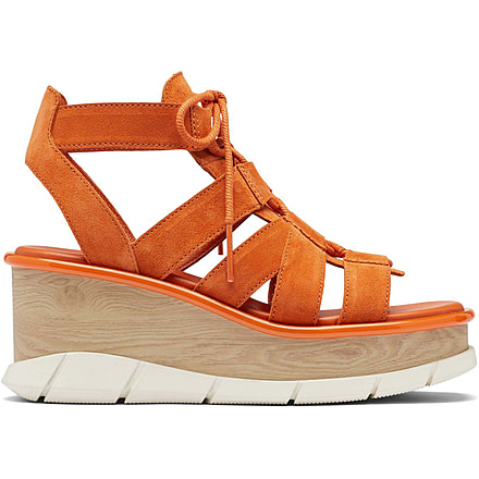 Sorel Joanie III Lace Wedge Sandals - Womens, Desert Sun/Chalk, 10 US, 1999371-806-10