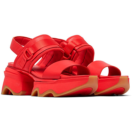 Sorel Kinetic Impact Slingback Heel Sandal - Womens, Red Glo/Gum 16, 7.5, 2030481-617-7.5