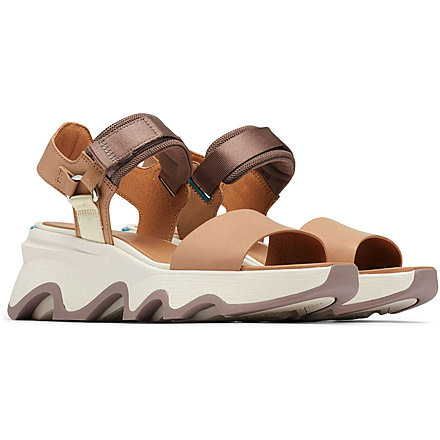 Sorel Kinetic Impact Y-Strap High Sandal - Womens, Honest Beige/Chalk, 9.5, 2030461-246-9.5
