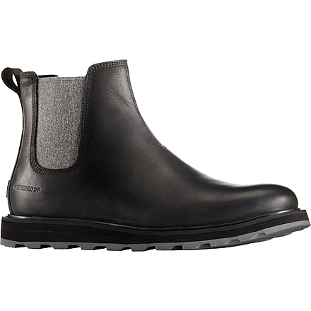 Sorel Madson Chelsea Waterproof Casual Boot - Men's-Black/Black-Medium-8