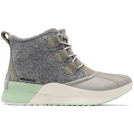 Sorel Out N About III Classic Waterproof Rain Boot - Womens, Dove, Sea Sprite, 10, 1959291-082-10