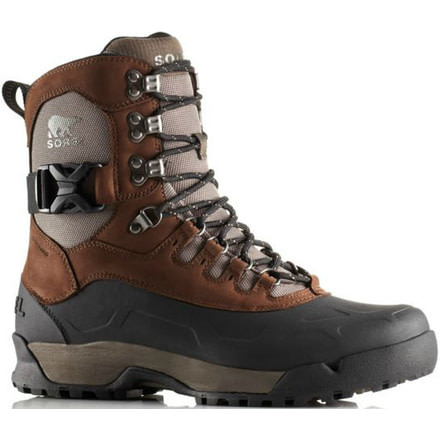 Sorel Paxson Tall Waterproof Winter Boot - Men's-Tobacco/Black-Medium-9