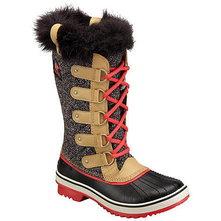 Sorel Tofino Herringbone Winter Boot - Women's -Curry/Juicy-6 US