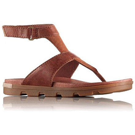 Sorel Torpeda Ankle Strap Sandal - Women's-Rustic Brown/Cordovan-Medium-11