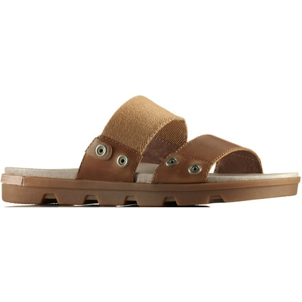 Torpeda Slide Sandal - Womens-Elk/Fossil-Medium-8.5