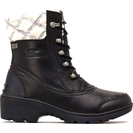 Sorel Whistler Mid Boot - Womens, Knockout-Black, Natural, 10, 1822481010-10