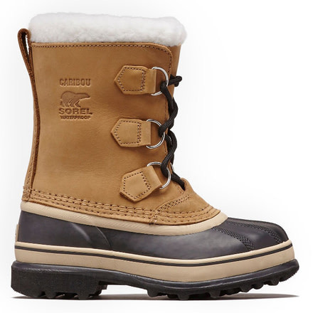 Sorel Youth Caribou Winter Boot, Buff, 13, 1123511281-13