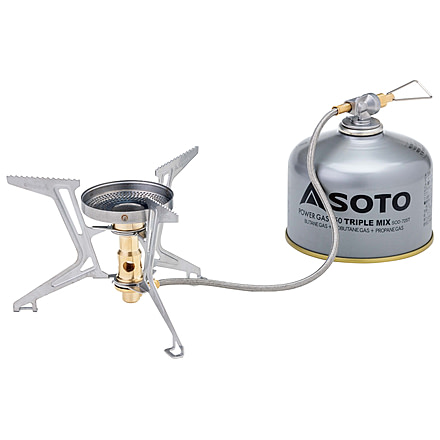 Soto Fusion Trek Stove, Silver/Gold, 4953571093901