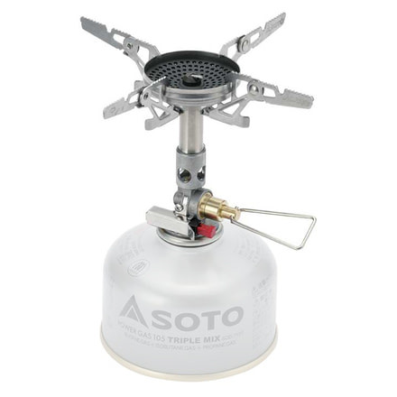 Soto WindMaster Stove with 4Flex Pot Support, Silver, OD-1RXN