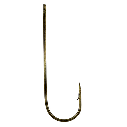 South Bend Aberdeen Bronze Hook, Size 2, 10 Pack, J75-2