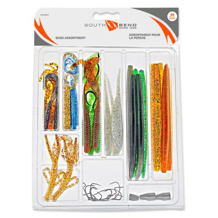 South Bend Bass Lure Kit Assorted SBWRMKIT