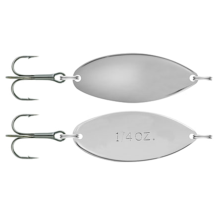 South Bend Kast-A-Way Shud-L Spoon 1/4oz Chrome, SBKM14-CH