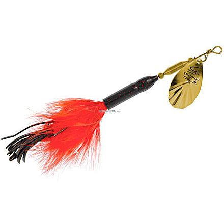 South Bend Small Muskie Tail, Gold/Black, SRT-GRB