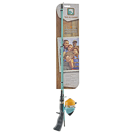 South Bend Take Me Fishing 4'6in 2Pc Spincast Combo Carded, C/TMF-SCCM