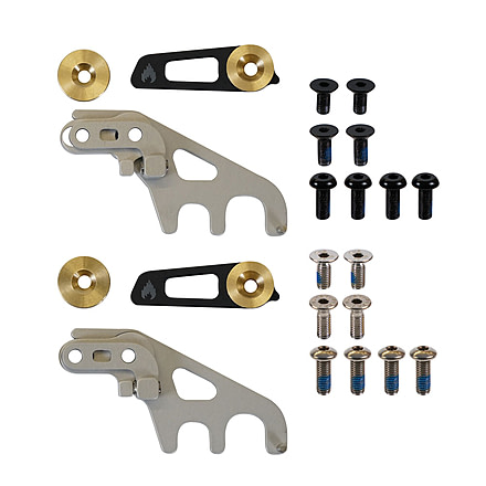 Spark R&D Spark Crossbar Clips, Top-Mount, Black/Metal, AC192