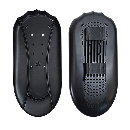 Spark R&amp;D Verts Snowshoes with Adapter, Black, Compact 18.75 x 8.5 inch, V0000