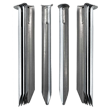SPATZ Steel Halfround PAK-12 Pegs, Grey, 2899630011111