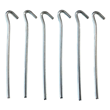 SPATZ Steel Rockskewer PAK-6 Pegs, Grey, 2899620011110