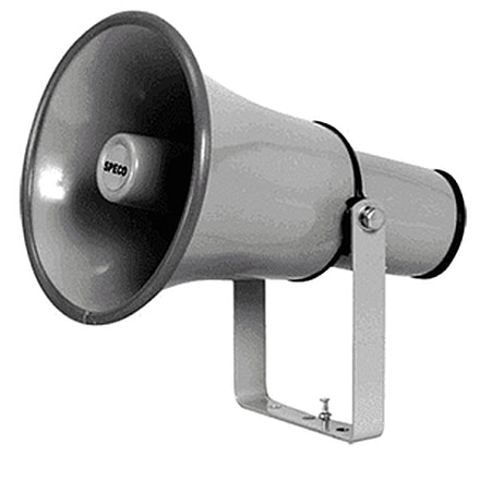 Speco Tech Weatherproof PA Speaker w/Transformer 8.5in, SPC15T