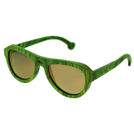 Spectrum Sunglasses Morrison S108gd Sunglasses, Green Frame, Gold Lens SSGS108GD