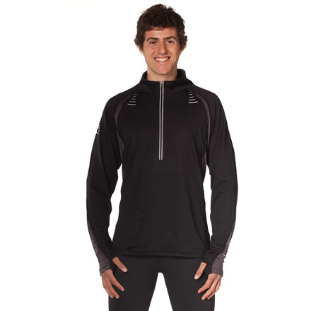 Ultimate Visibility II Zip Top - Mens-Black-Small