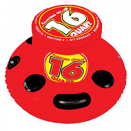 Sportsstuff 16 Quart Floating Cooler, Red, 40-1003