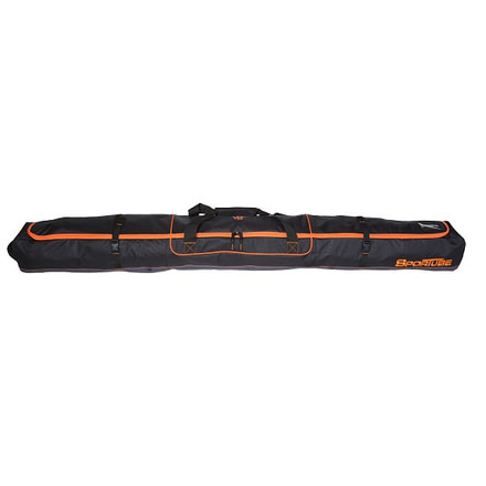 Sportube Traveler Single Ski Bag, Orange/Black, BGSTSORG