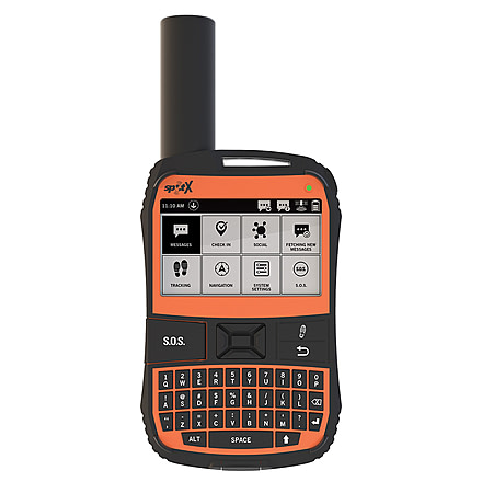 SPOT X Satellite Messaging, GPS Tracking &amp; SOS Feature w/GEOS Qwerty Keyboard 2-Way 74105