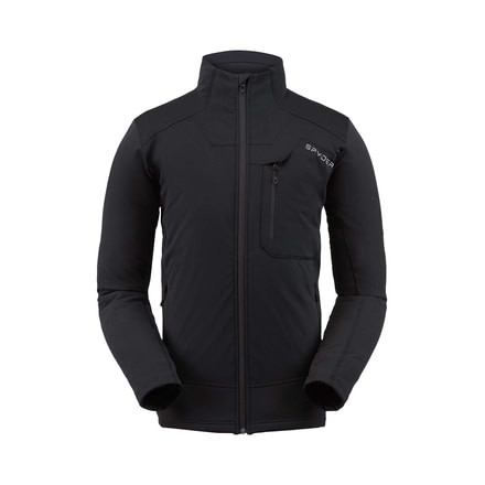 Spyder Ascender GTX Infinium Full Zip Jacket - Mens, Black, Small, 191232001S