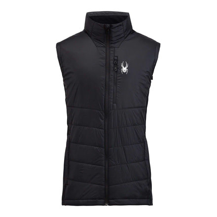 Spyder Glissade Hybrid Vest- Mens, Black, Small, 191222001S
