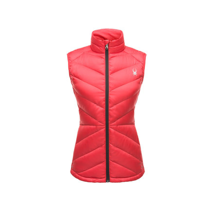 Spyder Solitude Down Vest - Womens, Hibiscus/Hibiscus, Large, 182389674555P