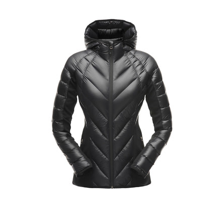 Spyder Syrround Hybrid Hoody Jacket - Womens, Black/Black/Black, Extra Large, 182500001666P