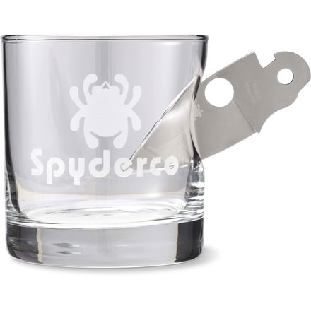 Spyderco Lil Native Rocks Bar Glass, Clear, RG01
