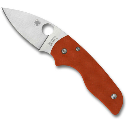 Spyderco Lil Native Sprint Folding Knife, 2.42in, CPM REX45, G10, Burnt Orange, C230GPBORE