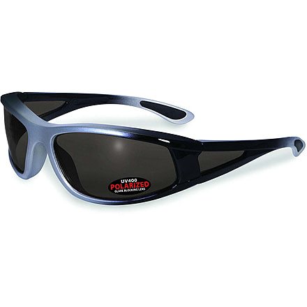 SSP Eyewear Puyallup Polarized Sunglasses, Silver Frame, Gray Lens, PUYALLUP SLV GRY