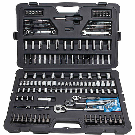 Stanley Tools 201 Pc Mechanics Tool Set, Silver, STMT71654