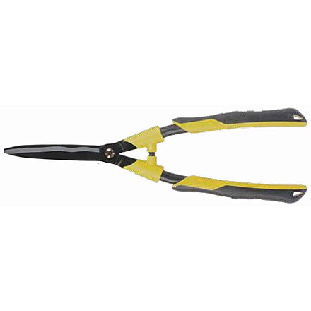 Stanley Tools Accuscape 28in Wavy Blade Hedge Shears, Black/Yellow, BDS6105